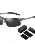 Men's Sunglasses with Anti-Glare, Polarised Lenses