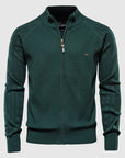 Men's zip-up cardigan - Cotton - Zyan