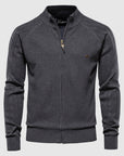 Men's zip-up cardigan - Cotton - Zyan