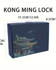 MindPuzzle - Wooden Brain Teaser Gift Set with 6 Kongming Lock Puzzles
