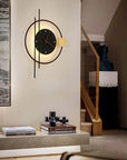 Modern LED Wall Clock Lamp - Chronos