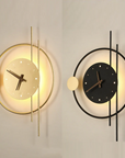 Modern LED Wall Clock Lamp - Chronos