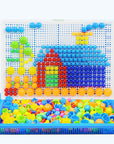 Montessori Blocks - Children's Building Block Puzzle Set with 296 Pieces