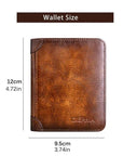 Multifunctional RFID-Blocking Leather Wallet
