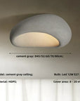 Natural Wabi Sabi Ceiling Lamp - SereneAura