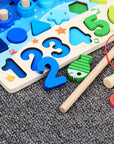 Pastel XL - Wooden Educational Play Set with Letters and Numbers
