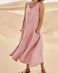 Pinkky - Sleeveless Cotton Dress