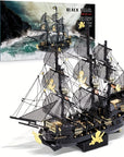 Pirate Puzzle - Metal 3D Puzzle Flying Pirate Ship for Adults