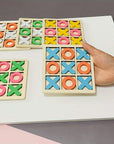 PlayWood - Wooden Tic-Tac-Toe Game for Family Interaction