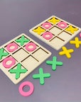 PlayWood - Wooden Tic-Tac-Toe Game for Family Interaction