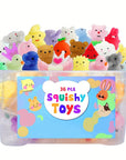 Playful Joy - 36pcs Kawaii Squishy Animal Fidget Toys