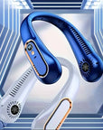 Portable USB Neck Fan with 360° Cooling