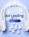 Portable USB Neck Fan with 360° Cooling