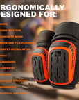 Professional Work Knee Pads | Heavy Duty, Adjustable