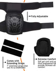 Professional Work Knee Pads | Heavy Duty, Adjustable