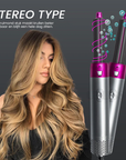 Professional high power curling iron with various attachments