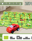 PuzzleRacer - Car Game Set for Kids
