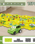 PuzzleRacer - Car Game Set for Kids