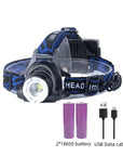 Rechargeable LED Headlamp Long-lasting, Waterproof and Powerful