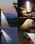 Rechargeable LED Headlamp Long-lasting, Waterproof and Powerful