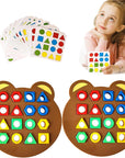 Shape-Colour Puzzle - Stimulates Recognition and Skills