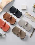 Soft Leather Sunglasses Case
