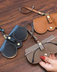 Soft Leather Sunglasses Case