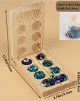 SpeelGem - Mancala Board Game Set with Foldable Wooden Board
