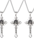 St. Benedict Protection Cross Power Pendant Necklace