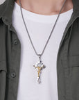 St. Benedict Protection Cross Power Pendant Necklace