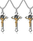 St. Benedict Protection Cross Power Pendant Necklace