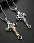 St. Benedict Protection Cross Power Pendant Necklace