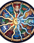 StarGaze - 1000-piece Zodiac Round Puzzle for Adults
