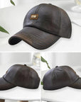 Stefanus - Comfortable Leather Cap