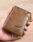 Stylish Compact Wallet with RFID Protection