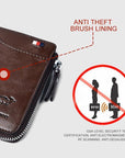 Stylish Compact Wallet with RFID Protection