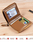 Stylish Compact Wallet with RFID Protection