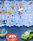 Toy Car Set - Educational Puzzle Mat for Children