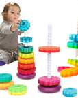 ToySpin - Pivoting Stacking Tower for Toddlers Educational Toys