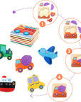 Transport Puzzles - Promotes Recognition and Skills