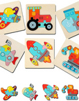Transport Puzzles - Promotes Recognition and Skills