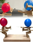 Wooden Dueling Dolls - Handmade Educational Game for Children