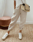 Yanna - Casual Linen Trousers for Women