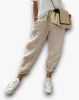 Yanna - Casual Linen Trousers for Women