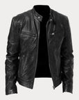 Zafeirios - Casual Leather Jacket