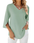 Zuella - Blouse with V-Neck