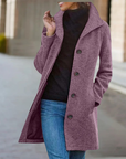 Zuleika – Warmer Winter Mid-Length Wool Coat