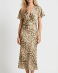 Seren Twist Midi Dress