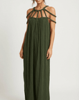Aria Linen Maxi Dress