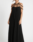 Aria Linen Maxi Dress